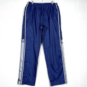 Vintage Adidas Track Pants Mens XL Y2K Windbreaker Mesh Lined Logo‎ Baggy 2002